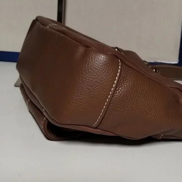 Croft & Barrow Leather Hobo Shoulder Bag - Picture 8 of 15